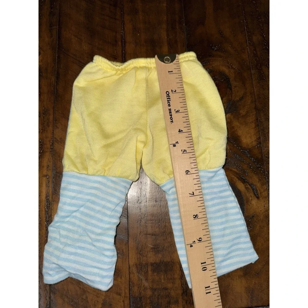 Vintage  Cabbage Patch Doll Clothes  Yellow Jogging Suit Top And Bottoms  Coleco